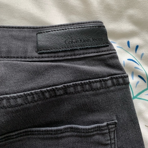 Calvin Klein Jeans legging low rise black skinny jeans size 27 - Picture 4 of 5